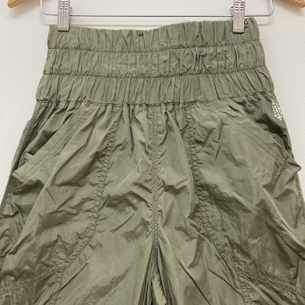 Free People The Way Home Jogger Pants Women's Small Pull On Green - Picture 4 of 10